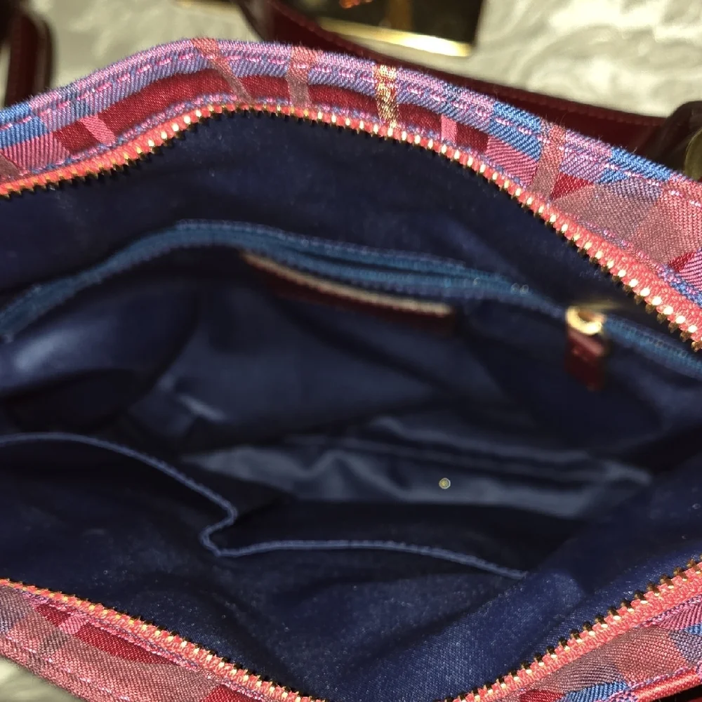 Coach Poppy Tartan Plaid Crossbody